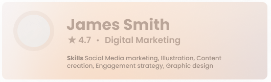 James smith is a freelance student, who has skills in social media marketing, illustrations, content creation, engagement strategy, graphic design.